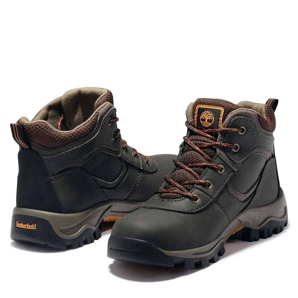 Timberland Kids Hiking Boots Youth Mt. Maddsen Waterproof - Dark Brown - India DW2954708